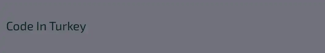 Code In Turkey